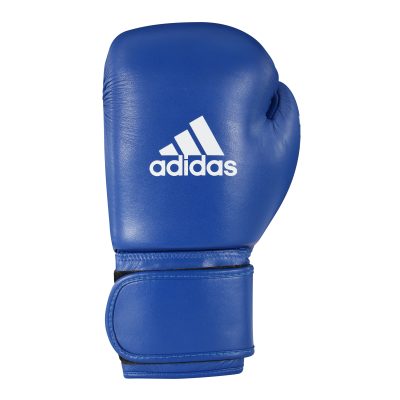 Adidas AIBA PU amateur bokshandschoenen blauw-1