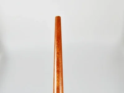 Bâton Bo en chêne rouge conique | Bâton long effilé-1