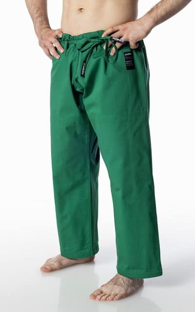 PANTALON DE JUDO MOSKITO VERT-1