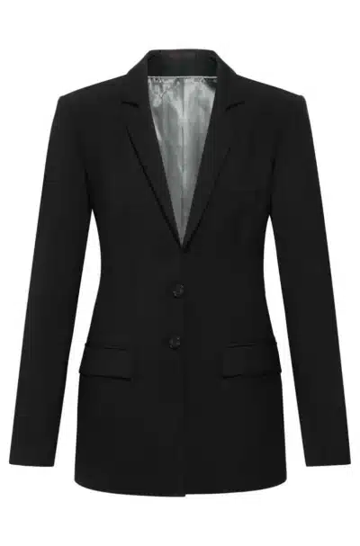 Veste d'arbitre de Judo femme noir-1