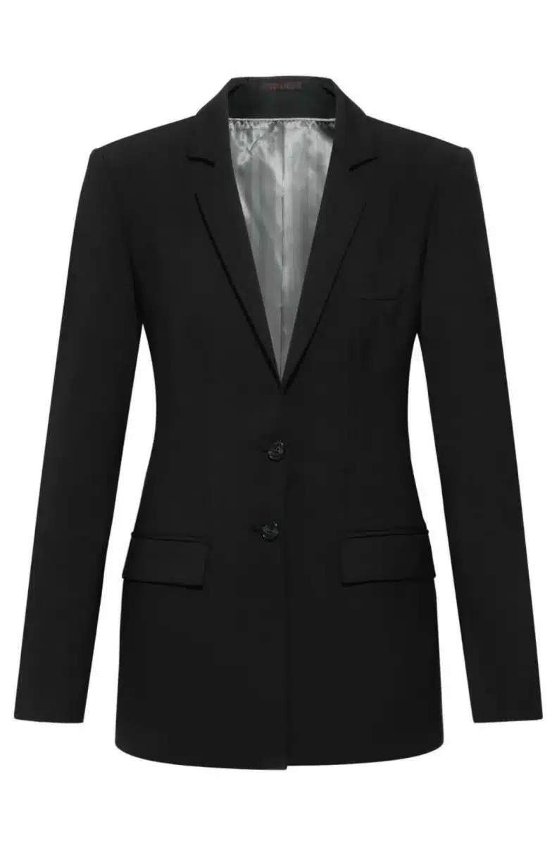 Veste d'arbitre de Judo femme noir-1