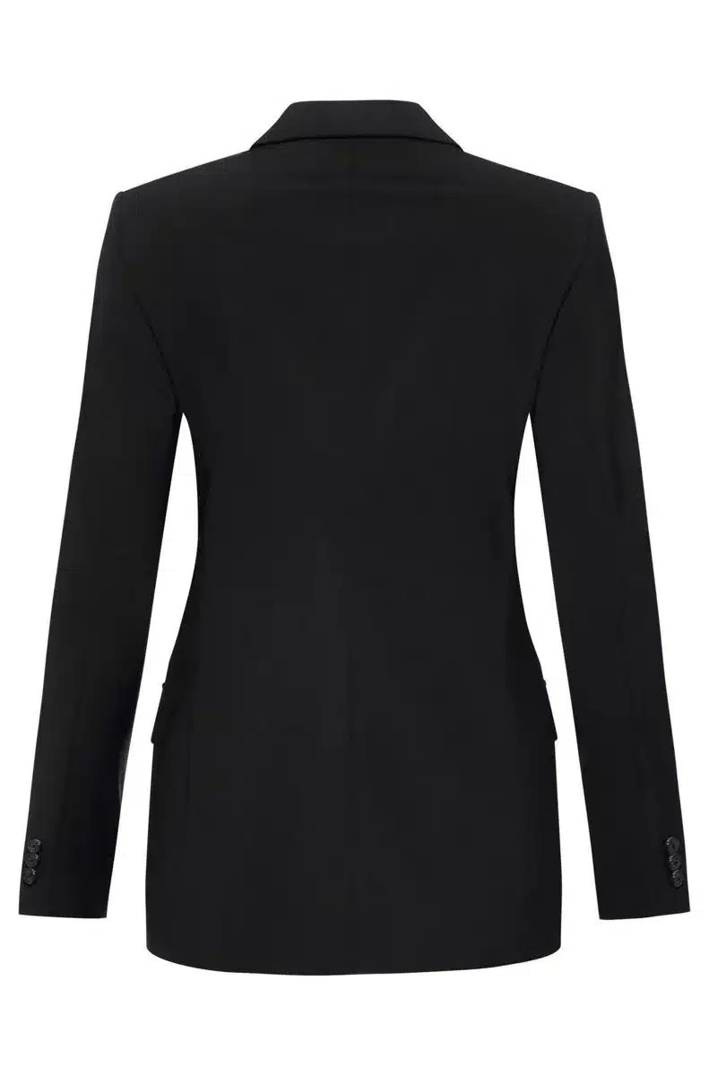 Veste d'arbitre de Judo femme noir-2
