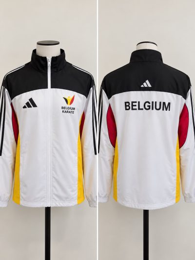 Veste de survêtement Adidas- Karaté Belgium -1