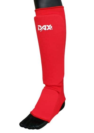 RED ELASTIC SHIN GUARD-1